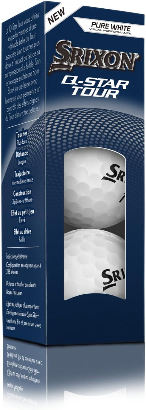 6 Srixon Q-Star Tour Golf Balls