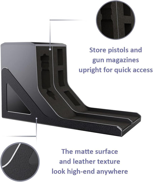 SUMING Universal Pistol Rack, Handgun Rack Pistol Holder for Gun Safe, Gun Holder Protective Pistol Stand Gun Storage