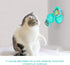 Windmill Cat Toy with Catnip - Interactive Spinning Toy with Suction Cup for Indoor Cats (Blue)