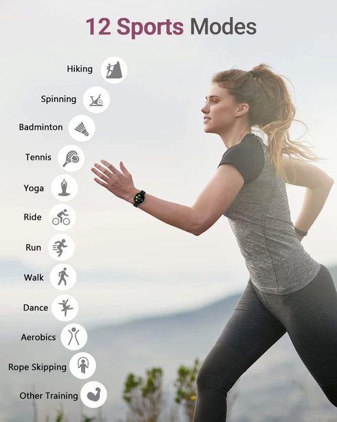 SHANG WING Smart Watch for Women Waterproof, Round Women's Watch Compatible with iPhone Android Phones Fitness Tracker