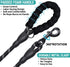 COOYOO Dog Leash 5/6 FT, Comfortable Padded Handle with Highly Reflective Threads for Small Medium Large Dogs