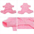 Lovelonglong Four Feet Dog Lightweight Pajamas, Pure Cotton Dog Jumpsuits T-Shirt for Large Medium Small Dogs (Pink XS)