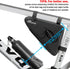 NDakter 2L Waterproof Bicycle Frame Storage Bag, Triangle Pouch for Phone, Wallet, Keys, Tools, Accessories, MTB