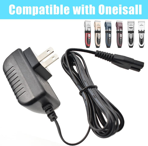 Charger for oneisall Low Noise Dog Clippers - Replacement Cord Compatible with SUPRENT Hair Clippers