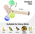 Matutinus Returns)(1PCS) Bird Stand Perch Toy with Rotating Balls, Bird Toys for Parakeets, Ideal for Parakeets