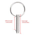 Quick Release Pin Bimini Top Pins, Diameter 0.25 Inch, Total Length 1.49 Inch, Usable Length 1 Inch, 4 PCS with Lanyard