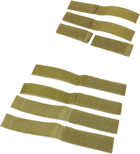 JFFCESTORE Hook&Loop Adapter Strips - Tactical Morale Patches Panel Molle Strips Attachment for Tactical ID Patches