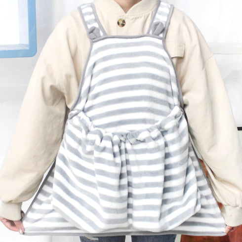 Ferret Sling Carrier Bag, Soft Breathable Fleece Small Pet Carrier, Hands-Free Shoulder Front Chest Apron for Small Pets