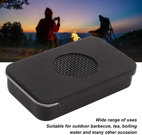 Outdoor Alcohol Stove, Alcohol Fuel Stove, Portable Lightweight Mini Windscreen Camping Alcohol Stove for Outdoor Camping, Black, Alcohol Stove Camping