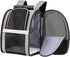 Texsens Pet Carrier Backpack - Ventilated Design with Window Blind for Small Cats & Dogs, Collapsible, Ideal for Travel
