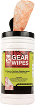 SILCA Gear Wipe Canister 110 Count, 8 x 12" Double Sided Towel for Cleaning Bikes, Tough Grime Defense Wipes