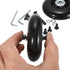 OwnMy 80mm x 23mm Luggage Wheels Replacement Set of 2, Mute Suitcase Replacement Wheels with Black Screws