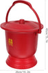 FRCOLOR Spittoon Bucket Portable Urinal Toilet Chamber Pot Enamel Potty Patient Urinal Pot Night Urine Pot Portable