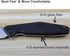 Ruike Folding Pocket Knife, Frame Lock, EDC Camping Tactical Small Belt Clip Fishing Hiking Gear Tool