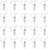 20PCS Metal Finger Spring Hook, Cage Door Spring Latch Hook for Animal Cages, Fixing Rabbit Pet Cage Door, Farming