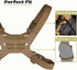 Let Me Be Let-Me-Be FoldPanel Harness Navigation Board Chest Rig for Plate Carrier Phone Mount Molle Holder,Lightweight