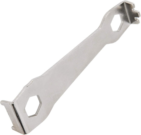 VGEBY Chainring Nut Tool - Bike Crank Removal Wrench, Multifunction Stainless Steel Repair Hardware