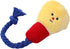 NIHUIFA Lovely Bulb Designs Pet Cotton Rope Chew Toy Squeaky Plush Teether Chewing