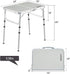 REDCAMP Small Folding Camping Table, 2ft Portable Outdoor Table, Aluminum Camp Table, Adjustable Height, Lightweight