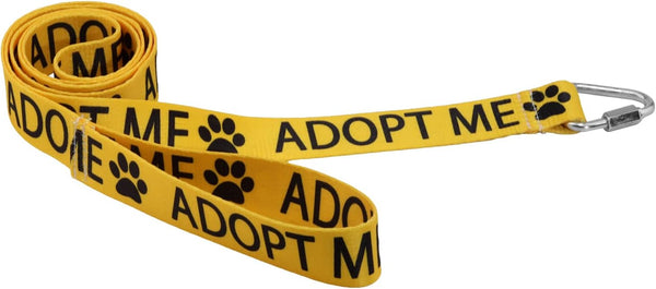 Adopt Me Dog Leash Wrap Gift for Dog Owners, New Puppy Dog Rescue Gift (Adopt ME Leash)