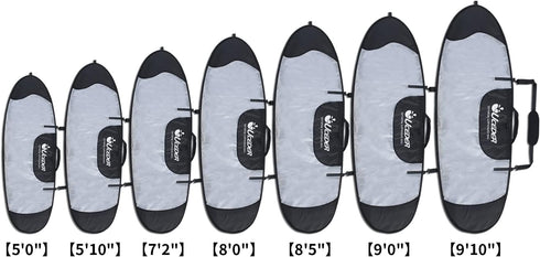 Travel,5'0"-9'10" UCEDER Surfboard Cover and Surfboard Storage Bag for Outdoor Surfboard Bag,Maximum Protection