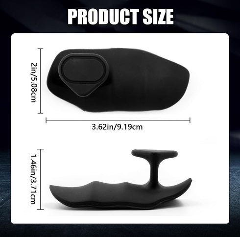 KAAFANG Weight Lifting Gloves for Men Women, Rubber Gym Grips Fingerless Workout Gym Gloves, Anti-Slip Hand Palm