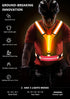 LED Reflective Vest Running Gear, USB Rechargeable Light Up Vest, Chest Phone Holder for Runners, Night Walking,