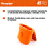 GSI Outdoors MicroGripper - Heat-Resistant Non-Slip Magnetic Silicone Pot Gripper for Indoors & Outdoors - Orange, 2” inch by GSI Outdoors