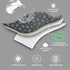 Qeils Dog Blankets for Small Dogs, Waterproof Cat Blanket, Washable Sherpa Fleece Puppy Blanket, Dark Grey (30"X40")