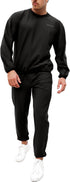 Sauna Suit for Men, 2 Piece Set Weight Loss Sweatshirts Pant Gym Workout Boxing Clothes