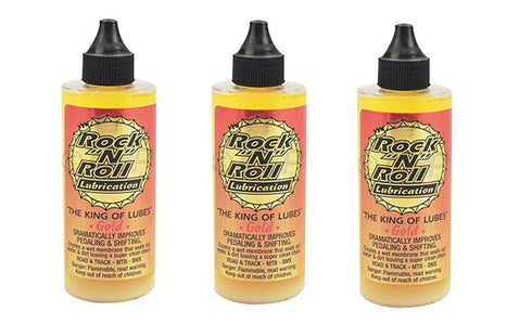 ROCK N ROLL IT! Beauty car 135816 Gold Chain Lubricant, 4-Ounce (3-Pack) c