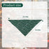 YangQian Christmas Bandana Dog Scarf Large Medium Small Dog Kerchief Bandana Holidays Triangle Cat Bib Green Plaid Pet