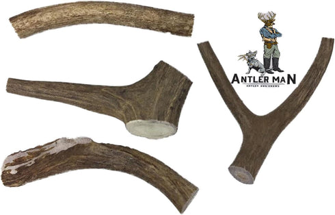 Premium Deer Antler Pieces - Dog Chews, Sold by The Pound
