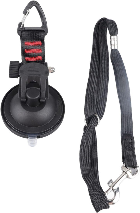 Dog Bathing Tether with Heavy Suction Cup, Adjustable Collar Grooming Tub Restraint Leash for Pet Dog Cat Shower