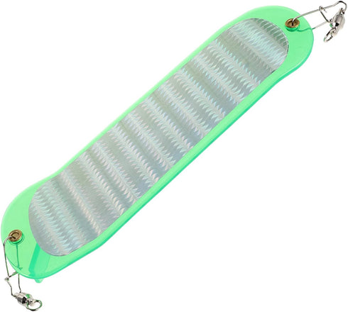 High-Visibility Chrome Trolling Dodger Fishing Flasher Abs Material Reflective Fish Attractor for
