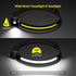 Lepro LED Headlamp Rechargeable - Super Bright Head Lamp with Motion Sensor, 230° Wide Beam & Adjustable Spotlight
