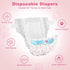Ypfyed 40 Count Disposable Cat Diapers, Perfect for Both Male and Female Cats, for Elderly, (M) Incontinent