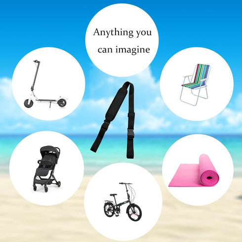 Generic 3 Backpack Backpacking Pcs Carry Strap for Camping Beach Chair Folding Chair Adjustable Beach Chair Straps