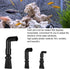 Zerodis 360 Degree Rotating Elbow, Fish Nozzle Water Outlet Tube Pump Fitting for Fish Water Tool