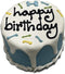 Biscuit Company Blue Dog Birthday Baby Cake - Crunchy Biscuit Texture, Natural Gourmet Pet Treat, 3 Inch