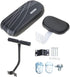 Nawwgy Set, Bicycles Rear Seats Cushion Armrest Footrest Kids Child Carriers Bicycles Baby Seats with Armrest