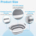 ddLUCK Multi-Functional Collapsible Pet Bathtub, Portable Indoor Outdoor Washing Tub for Small Pets