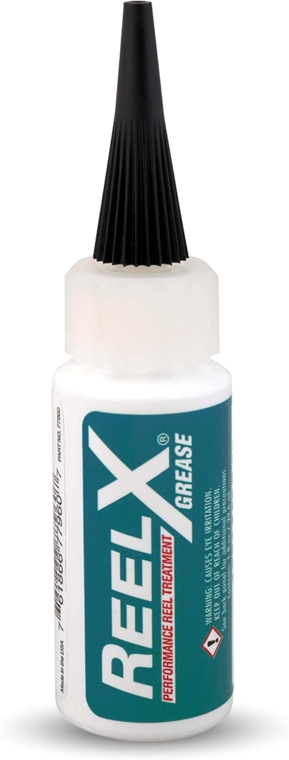 ReelX Fishing Reel Grease, Marine-Grade Anti-Rust Lubricant for Bearings, Spinning, Baitcasting, Spincast,