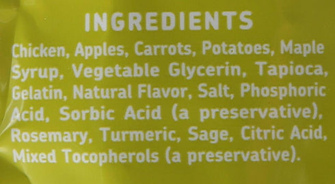 6 Zuke's Lil' Links Healthy Little Sausage Links for Dogs, Chicken and Apple, Ounce