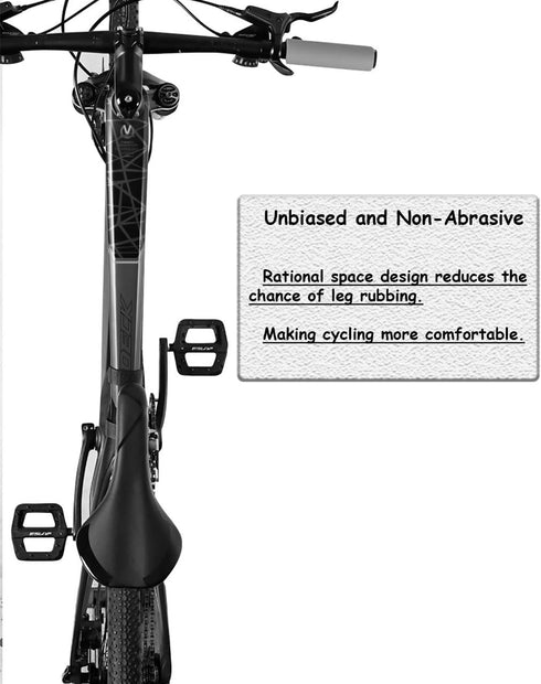 Ultra-Lightweight Triangle Bike Frame Bag, Spacious Easy-Access Saddle Pouch for Cycling Essentials, Secure & Durable