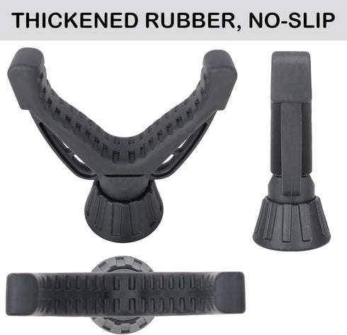 360 Rotating V Yoke Shooting Rest for Rifle Compatible with Shooting Stick Hunting Tripod, Gun Tripod and Monopod