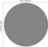 65" Washable Reusable Dog Pee Pads, Round Absorbent & Waterproof Puppy Training Pad for Crate, Playpen & Carpet, Large