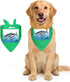 LZQPOEAS Bluefin Tuna Thunnus Dog Bandana, Classic Plaid Dog Bandanas for Small Medium Large Dogs, Adjustable Washable
