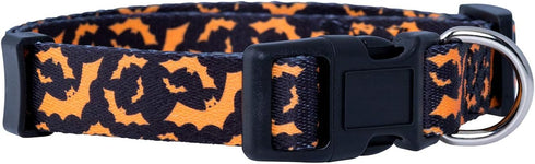 Native Pup Halloween Dog Collar, Spooky Fall Themed Horror Costume Collars, Adjustable for Small, Medium, Large Breeds