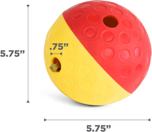 1 5.8" Outward Hound by Nina Ottosson Treat Tumble Interactive Food-Dispensing Dog Puzzle Ball, Level Beginner, Large